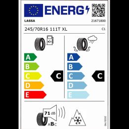 Lassa Competus A/T3 245/70R16 111T XL