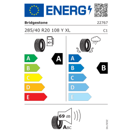 Bridgestone Turanza 6 285/40R20 108Y XL*