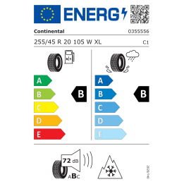 Continental All Season Contact 2 255/45R20 105W XL