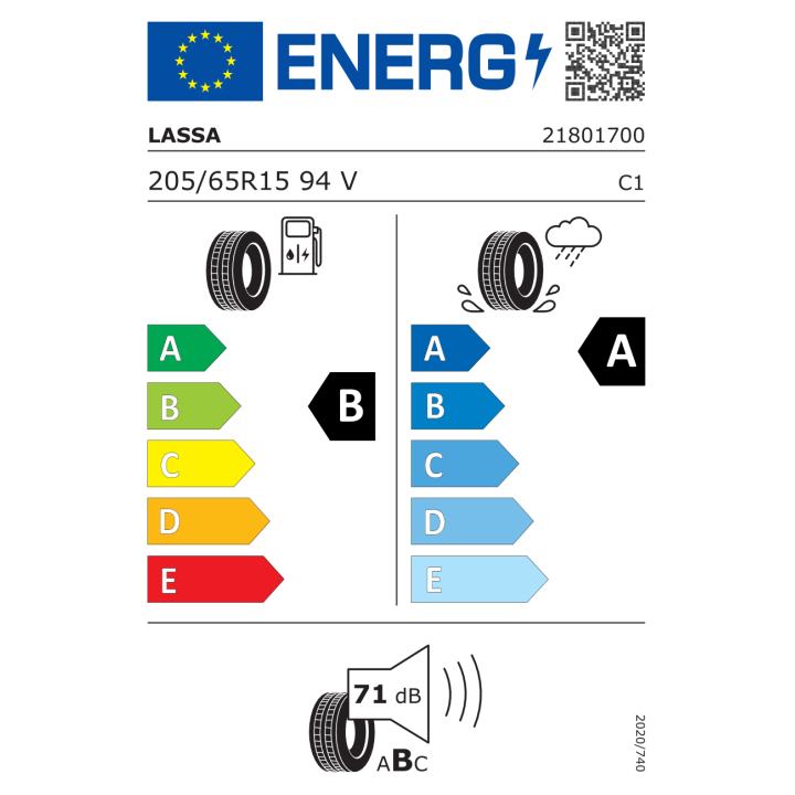 Lassa Revola 205/65R15 94V