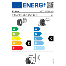 Kenda KR33 Komendo 195/70R15 C 104R
