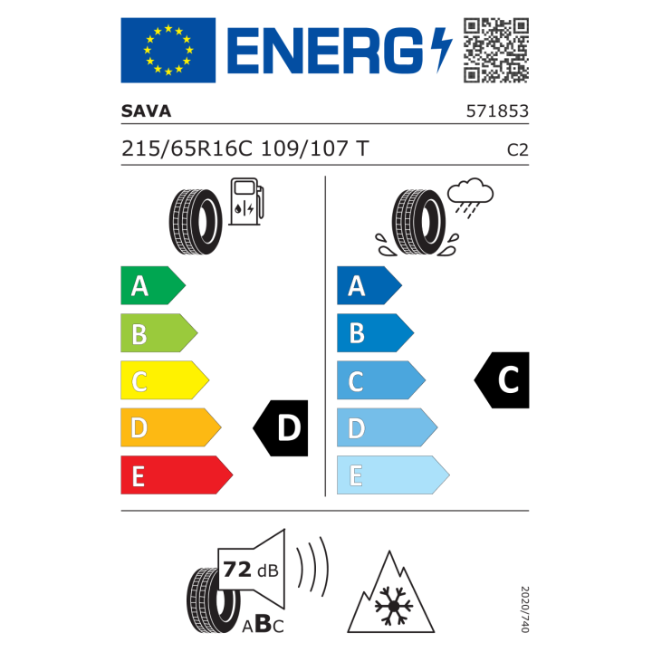 Sava Eskimo LT 215/65R16C 109/107T